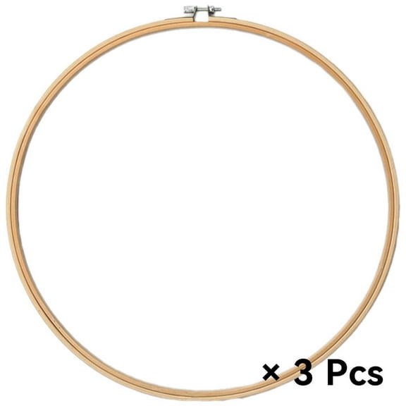 FACEGA Embroidery Hoop,Premium Bamboo & Metal Cross Stitch,Exquisite Craftsmanship Cross Stitch,14.17 In
