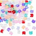thumbnail image 2 of 120Pcs Small Crab Beads 10 Colors Glass Crab Beads Sea Animals Beads Spacer Loose Beads 1mm Small Hole Beads Colorful Glass Beads for DIY Bracelet Jewelry Making, 2 of 9
