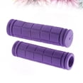 thumbnail image 4 of 2pcs Handlebar Grips Mountain Bike Rubber Non-Slip Handlebar Grip (Purple), 4 of 9