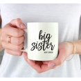 thumbnail image 3 of CTDream Personalized 11oz. Baby Pregnancy Announcement Coffee Mug Gift, Big Sister Est. 2022, 1-Pack, Custom Year, Christmas Birthday Gift Ideas, 3 of 6