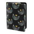 thumbnail image 2 of Pofeuu Faces Of The Cat Print Travel Document Organizer Passport Holder Men Women for Family (6.5 in x 4.5 in),Wallet Holder Credit Card Clutch Bag Case, 2 of 5