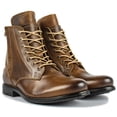 thumbnail image 1 of LSLJS Vêtements de Travail Moto Couleur Brune Bottes Courtes Lacées Homme, 1 of 8