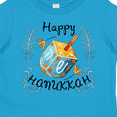 thumbnail image 4 of Inktastic Happy Hanukkah Dreidel and Laurels Boys or Girls Toddler T-Shirt, 4 of 5