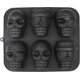 thumbnail image 1 of Crday Calavera Cakelet Molde Silicona Calavera Jalea Gelatina Pastel Lata 30 X 25 cm Para Regalo De Fiesta De Halloween, 1 of 5