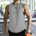 thumbnail image 2 of Ierhent Tank Top Men Men's All Day Breathable Mesh Crewneck Undershirt(GY2,3XL), 2 of 6