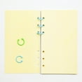 thumbnail image 4 of Lubelski 30Pcs Plastic Loose Leaf Binding Rings Candy Color Coil Binder Hoop Holder Tool, 4 of 8
