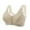 01-Yellow, variant on DJskiyers Older Women Front Closure Bras Soft Cotton Bralette Padded Everyday Bra Wide Back Sleep Bra