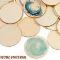 thumbnail image 2 of 200 Pcs Round Wooden Discs Unfinished Wood Pieces for Crafts, 2 of 9