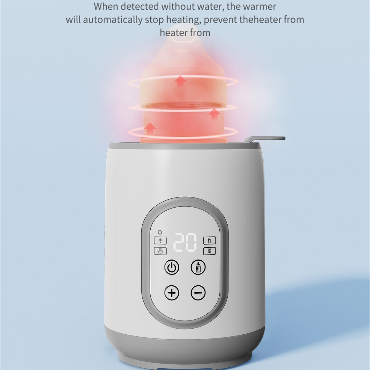 Baby Bottle Warmer for Breastmilk,Multifunctional Bottle Warmer for Home with Defrost & Timer ,Accurate Temperature Control,Fast Heating,Keep 24H Warm