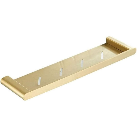Modern Furniture Hardware For Your Home, Drawer Edge Pull In Satin Gold Finish, Wall-Mounted Bathroom Shelf Suitable For Humid Environments (50cm)