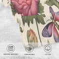 thumbnail image 4 of Dreamtimes Floral Butterfly Hand Towels, 2 PCS, Highly Absorbent Soft Cotton Face Towels Bathroom Decorative Towel for Beach Gym Spa Shower, 16x28In, 4 of 7