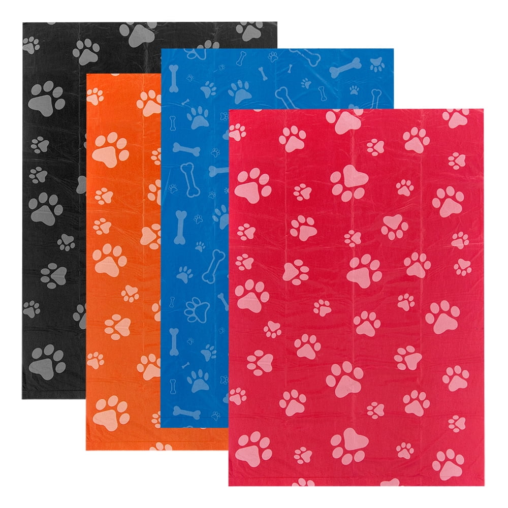 Best Pet Supplies Dog Poop Bags (900 Bags) for Waste Refuse Cleanup, Doggy Roll Replacements for Outdoor Puppy Walking and Travel, Leak Proof and Tear Resistant, Thick Plastic - Assorted Colors