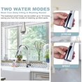 thumbnail image 2 of LAICAIW Stainless Steel Kitchen Faucet with Sprayer, High Arc Single Handle Kitchen Faucet for Sink 1 or 3 Hole, Modern Kitchen Sink Faucet with Deck Plate and 1/2" Adapter (Chrome), 2 of 7