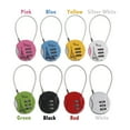 thumbnail image 6 of tooloflife 3 Digit Combination Password Lock Locker Lock Padlock for Gym School Gates Doors Storage Case Suitcase, 6 of 7