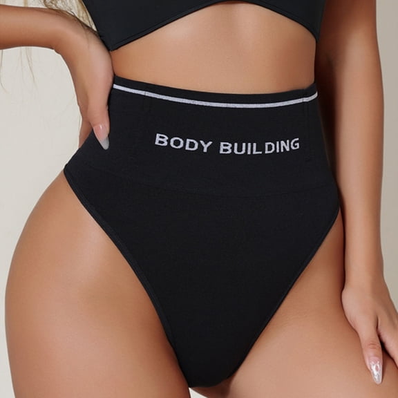 RKSTN Thongs for Women Seamless Underwear Mid Rise High Slit Lightweight Soft Workout Shapewear Panties