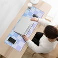 thumbnail image 3 of Redefine Your Office Style with Our Pastel Checkered Desk Mat - Aesthetic Pattern, Extra Large Mouse Pad, Laptop Pad, Game Mat, 31.5x11.8in., 3 of 7