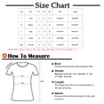thumbnail image 3 of T-Shirts For Women Sevevn Fashion Women Summer Flare Sleeve Three Quarter Floral Lace Office Lady Blouse Tops, 3 of 4