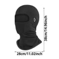 thumbnail image 3 of Full Face Balaclava Liner UV Protection Windproof Ice Silk Mask for Motorcycle Cycling Ski Outdoor Sports,Style as Pictured, 3 of 5