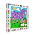 thumbnail image 2 of Trademark Fine Art 'I Never Saw A Purple Cow' Canvas Art by Cheryl Piperberg, 2 of 3