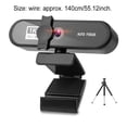thumbnail image 4 of Caméra Web d'Ordinateur Auto-Focalisation HD USB en Ligne Caméra PC Réglable avec Microphone Filaire Remplacement Web Cam Externe Caméscope Noir 1K, 4 of 7