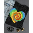 thumbnail image 3 of Colorful Heart Design Women T-Shirt, Female 3X-Large, 3 of 4