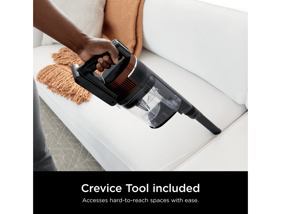 Shark Stratos Cordless Stick Vacuum, Carpet and Hardfloors, Clean Sense IQ Technology, DuoClean PowerFins HairPro, 50-Min Run Time, IZ840HRW Red