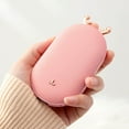thumbnail image 3 of Taicans ‌Cute Elk Pocket Hand Warmer - Dual USB Function (5V 2A),3 Adjustable Heat Modes,Compact 4.4x2.2x0.9in Size,Rechargeable 2400mAh Battery - Ideal for Outdoor & Travel‌, 3 of 5