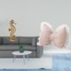 thumbnail image 2 of Estatua de resina,Estatua de resina para decoración del hogar,manualidades,oro,Cojín con lazo bonito,Almohada con forma de lazo,bonito cojín decorativo con lazo,Funda de almohada con lazo, 2 of 8