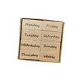 thumbnail image 4 of Juego de Sellos de Madera BLESIY Sello de elaboración, 4 of 8