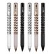 thumbnail image 1 of 6Pcs Crinkle Pen, Geometric Metal Shape Shifting Switch Pens for School Home Office Supplies, 0.5mm, 1 of 5