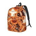 thumbnail image 1 of Vsdgher Halloween 2 Print Canvas Backpack Travel Rucksack Unisex Knapsack 15.7/17.7Inch Laptop Backpack for Work,College-Medium, 1 of 4