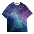 thumbnail image 3 of lnmuld Girls Graphic Print Short Sleeve Tee Shirt, Loose Fit Casual Top for Kids Play & Everyday Wear Size:4-5 Years, 3 of 4