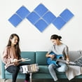 thumbnail image 4 of DOLLAR BOSS 8 Pcs Felt Cork Board Tiles, Felt Pin Board Notice Boards, Self Adhesive DIY Bulletin Board Blue Leaf Design Decoration Pin Board for Office Home Wall Decor Stickers Memos Photos Display, 4 of 9