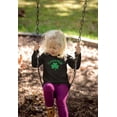 thumbnail image 2 of Shamrock Lucky Charmer Toddler Long Sleeve T Shirt, 2 of 5