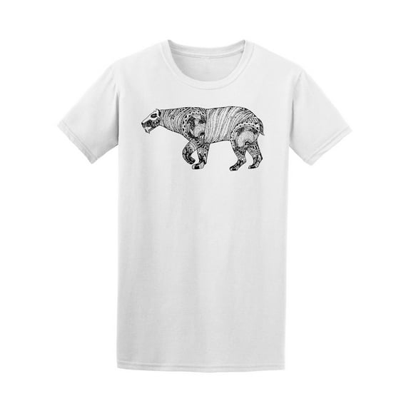 Saber-Toothed Tiger Tribal Art Tee Men's -Image by Shutterstock