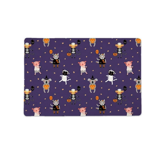 A Halloween Animal Pattern Mat Rectangle  -Image by Shutterstock,