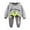 A01-Light Gray, variant on FYDUU Soft Cozy Boys Pajamas 2 Piece Long Sleeve Top And Pants Pajama Set Toddler Kids Comfortable Sleepwear Outfits Casual Sports Wear 18-24 Months