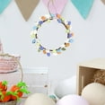 thumbnail image 6 of 18 inch Easter Wreath with Pastel Eggs Artificial Easter Egg Wreath for Front Door Spring Door Wreath with Wild Flowers and Pastel Eggs Easter Decorations for Home, 6 of 6