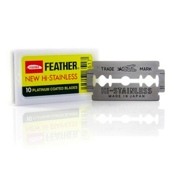 Feather Double Edge Blades, 50 Count