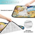 thumbnail image 3 of Washable Pet Pee Pads with Super Absorbent Reusable Training Pads for Dogs & Cats Cat Lies in The Sunflowers, 3 of 7