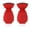 Red-2pcs, variant on (1 pcs)Ice Scraper Mitt for Car Windshield Waterproof Snow Glove Removal Tool with Thick Warm Fleece Lining Shovel Window