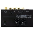 thumbnail image 4 of Preamplificador de fono para tocadiscos Preamplificador de fonógrafo DC 12V 1/4 "TRS Entrada RCA compacta, salida RCA Amplificador de tocadiscos para CUTICAT Preamplificador de fono, 4 of 8