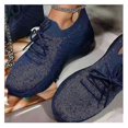 thumbnail image 5 of Women's Lace-up Sports Shoes Mesh Thick-soled Running Shoes Breathable Non-slip Sneakers, 5 of 5