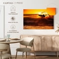 thumbnail image 5 of Elephant Stock Surfboard Addict Wall Art - Horizontal Canvas Wall Art - Living Room Wall Decor - Hobbies And Lifestyle Canvas - Orange And Brown Decor - 12" x 8", 5 of 8