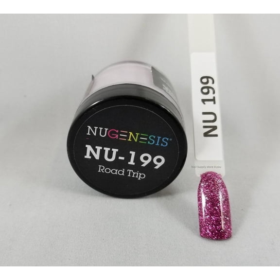 NUGENESIS Nail Color Dip Dipping Powder 1oz/jar - NU199 ROAD TRIP