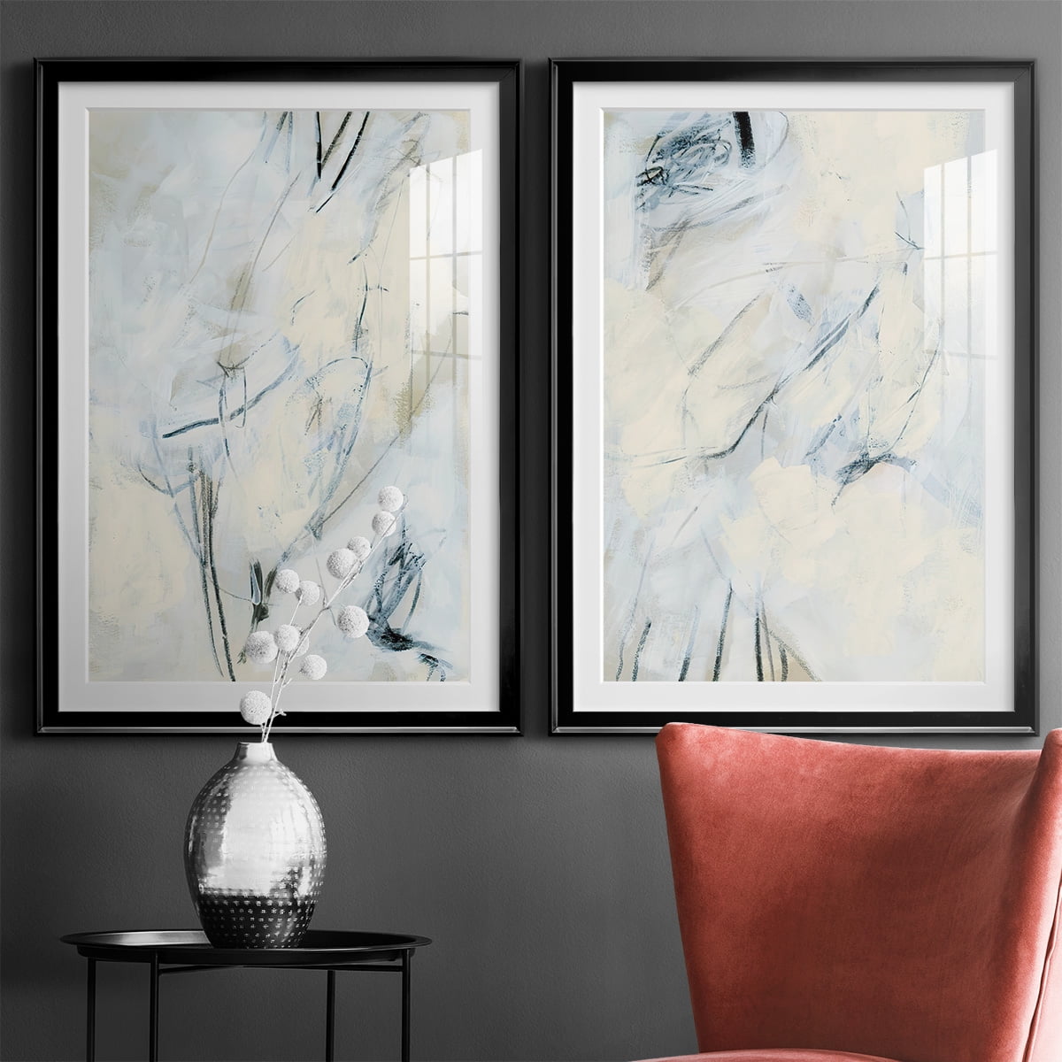 Wexford Home Liminal Space I Premium Framed Print, 22.5" x 30.5" - Ready to Hang, Black (Set of 2)