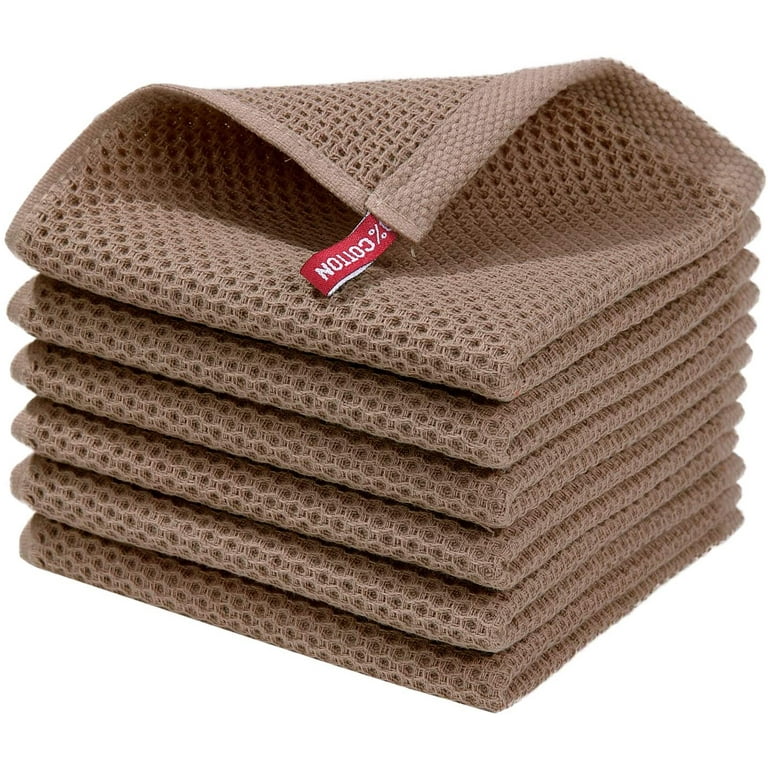 Brown dish shop towels