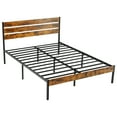 thumbnail image 6 of MCQ Queen Size Metal Platform Bed Frame Sturdy with Headboard , Solid and Stable, No Box Spring Needed, Easy Assembly, 6 of 6