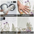thumbnail image 4 of Green Bathroom Rug Leaf Bath Mat Flower Bath Mat Colorful Bath Mat Floral Bath Mat Floral Bathroom Rug 16" X 24", 4 of 8