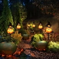 thumbnail image 4 of Solar Outdoor Garden Halloween Lantern, Resin Ghost Festival Craft, Ground Insertion Decoration for Yard, Lawn, Porch, and Party Display, 4 of 7